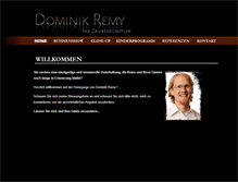 Tablet Screenshot of dominik-remy.de